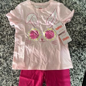 Fabkids Pink Bunny Set